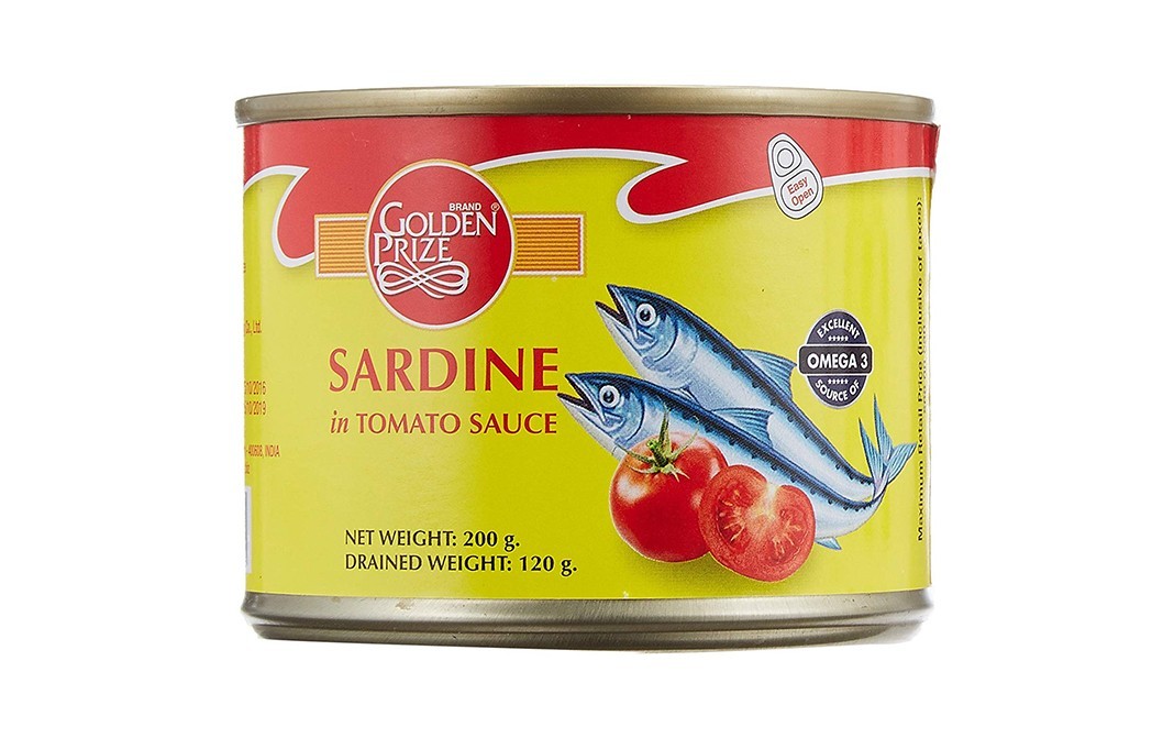 Golden Prize Sardine in Tomato Sauce    Tin  200 grams